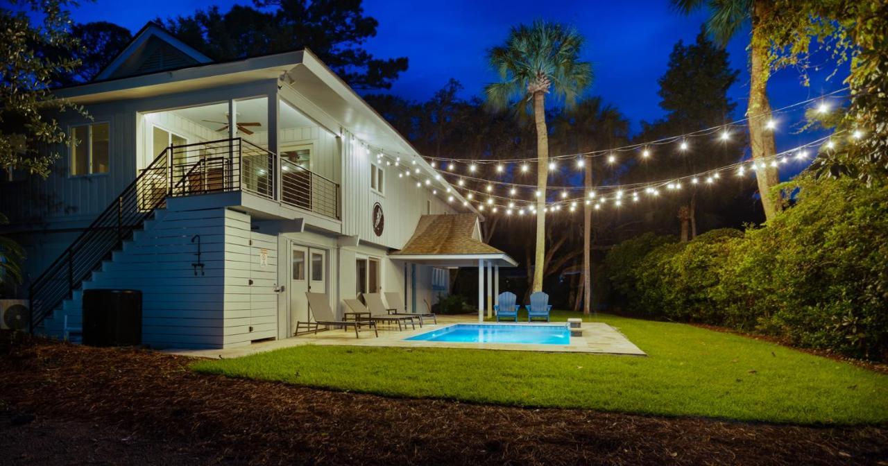 Luxury Beach House - 2Min Walk To Beach - Private Pool - Group & Dog Friendly Île de Hilton-Head Extérieur photo