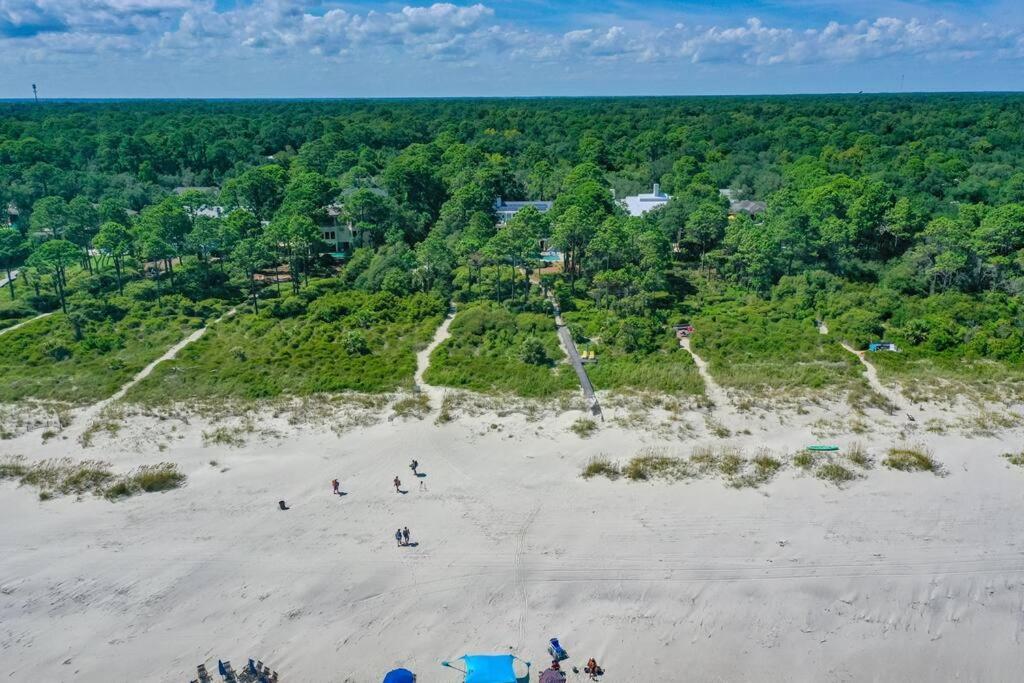 Luxury Beach House - 2Min Walk To Beach - Private Pool - Group & Dog Friendly Île de Hilton-Head Extérieur photo