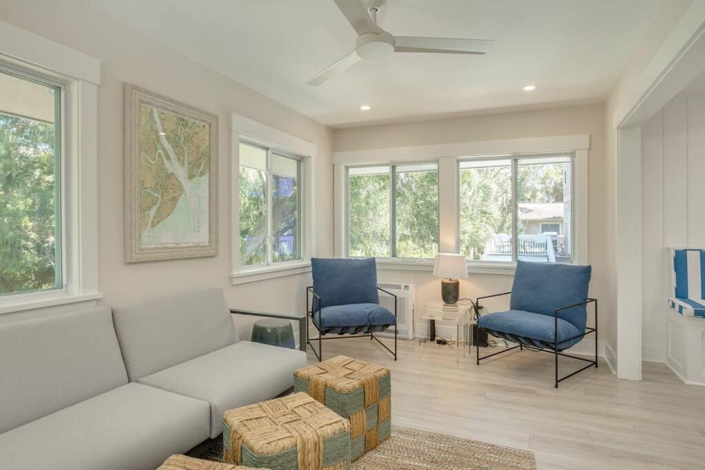 Luxury Beach House - 2Min Walk To Beach - Private Pool - Group & Dog Friendly Île de Hilton-Head Extérieur photo