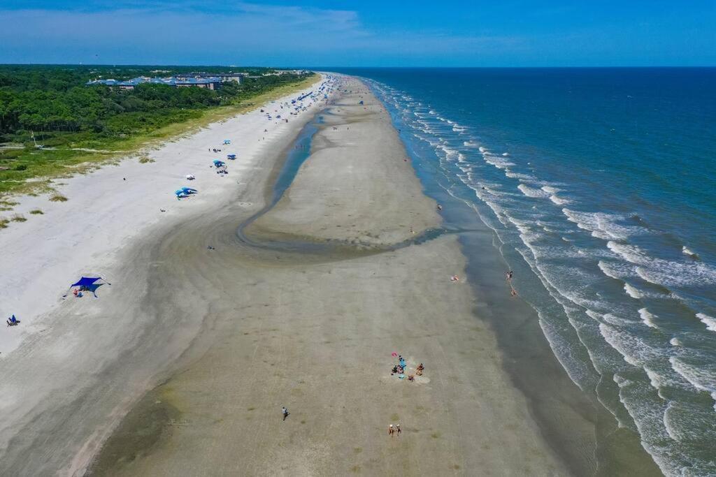 Luxury Beach House - 2Min Walk To Beach - Private Pool - Group & Dog Friendly Île de Hilton-Head Extérieur photo