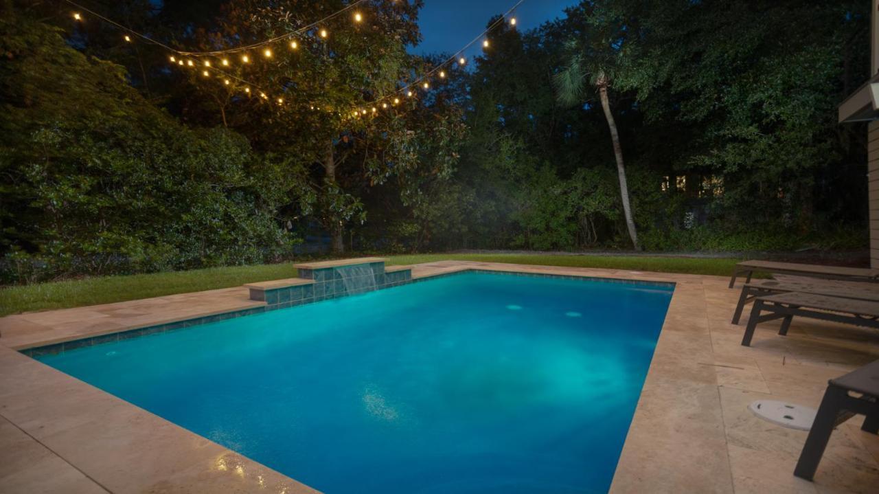 Luxury Beach House - 2Min Walk To Beach - Private Pool - Group & Dog Friendly Île de Hilton-Head Extérieur photo